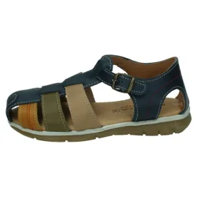 803 SANDALIAS DE PIEL color MARINO
