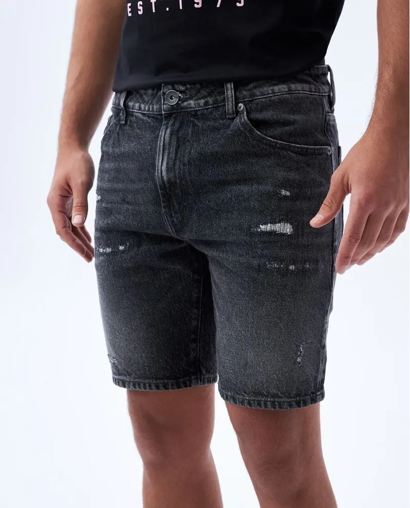 Bermuda con rotos localizados para hombre