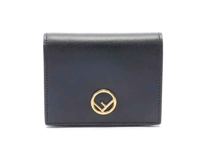 Billetera bi-fold Fendi F IS Negro 