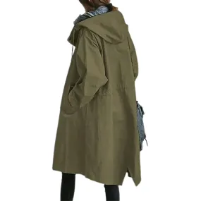Chaqueta cortavientos para mujer al aire libre: con capucha, cortavientos e impermeable-buena