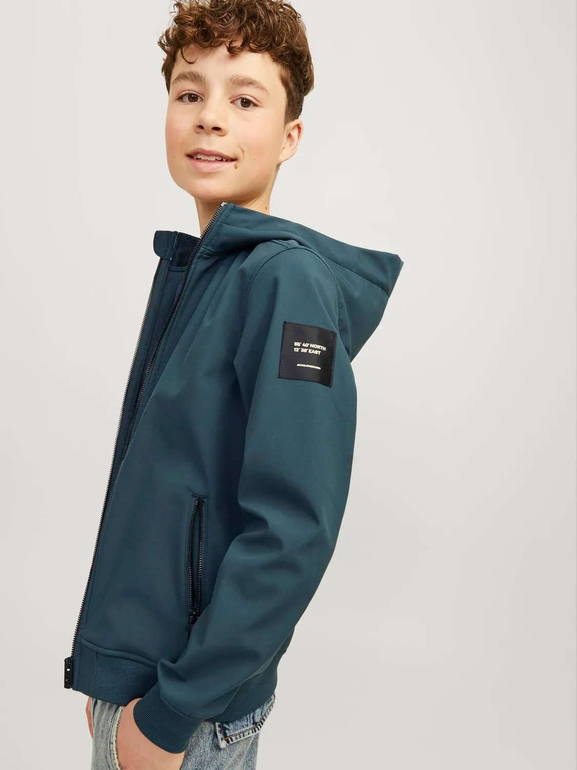 Chaqueta softshell Junior | Verde intermedio | Jack & Jones®