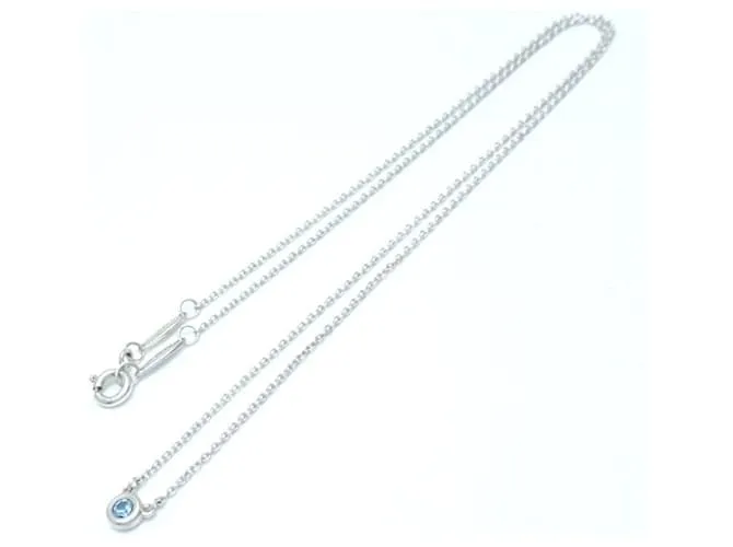 Collar de aguamarina Tiffany & Co. Plata 
