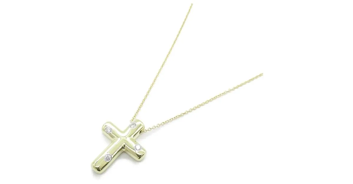 Collar de diamante Dots Cross de Tiffany & Co. 