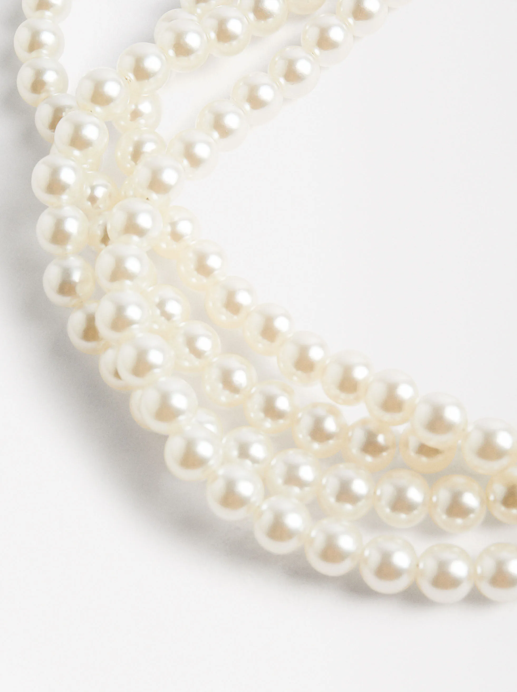 Collar Múltiple Con Perlas