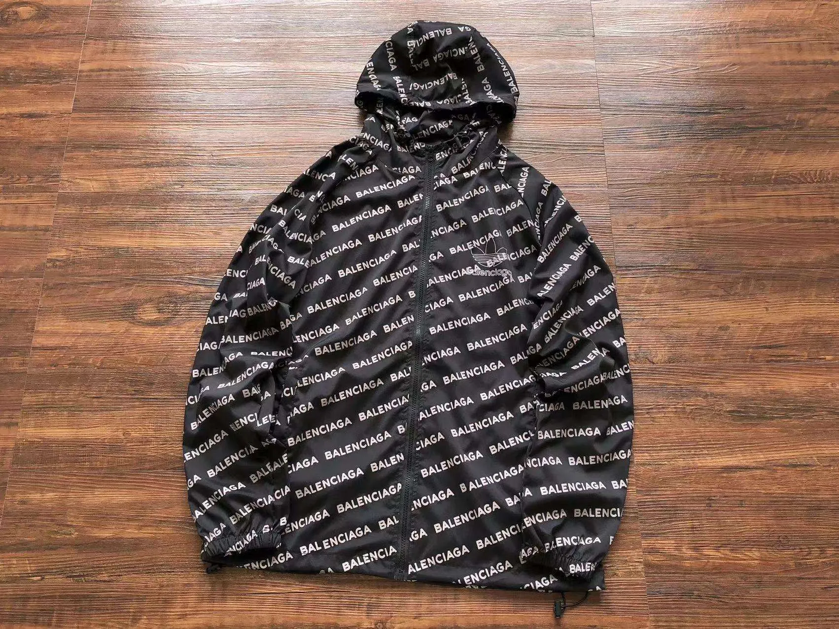 Cortavientos Balenciaga Blanco/Negro