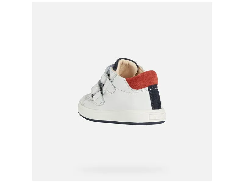 DEPORTIVO CON VELCRO BIGLIA B044DD GEOX EN COLOR BLANCO O AZUL