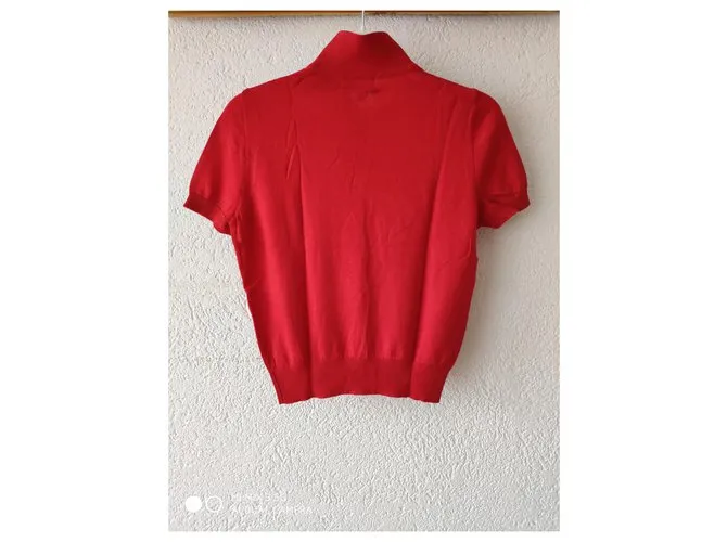 Gianni Versace VERSACE POLO MIXT CASHEMERE Roja 