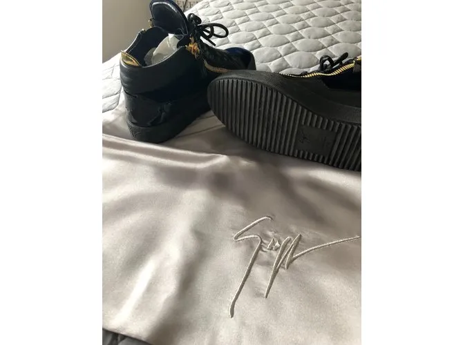 Giuseppe Zanotti zapatillas Negro Azul marino 