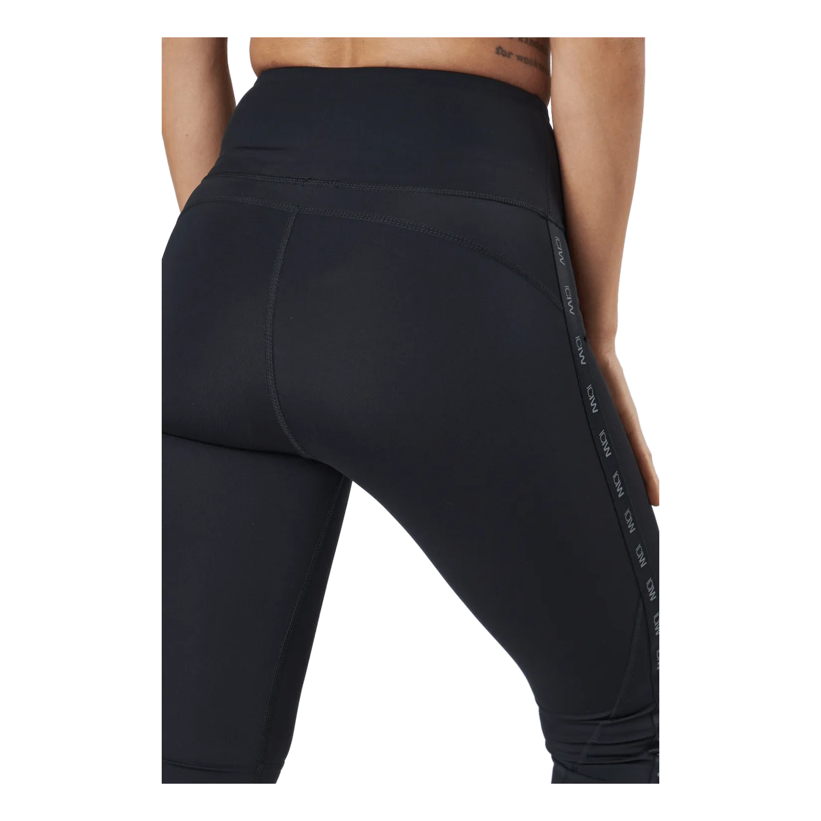 Icaniwill Ultimate Training Logo Tights  Black