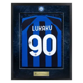 IM PRIMERA CAMICETA MATCH FINAL JERSEY ISTANBUL 2023 FIRMADA LUKAKU