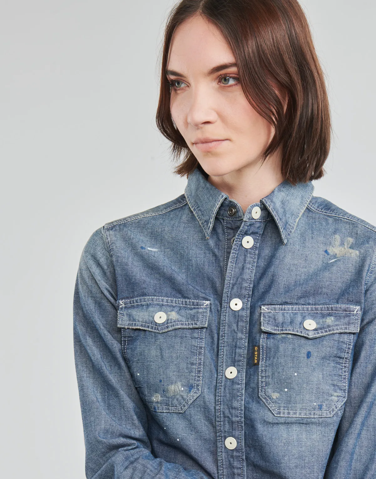 KICK BACK WORKER SHIRT WMN L\S