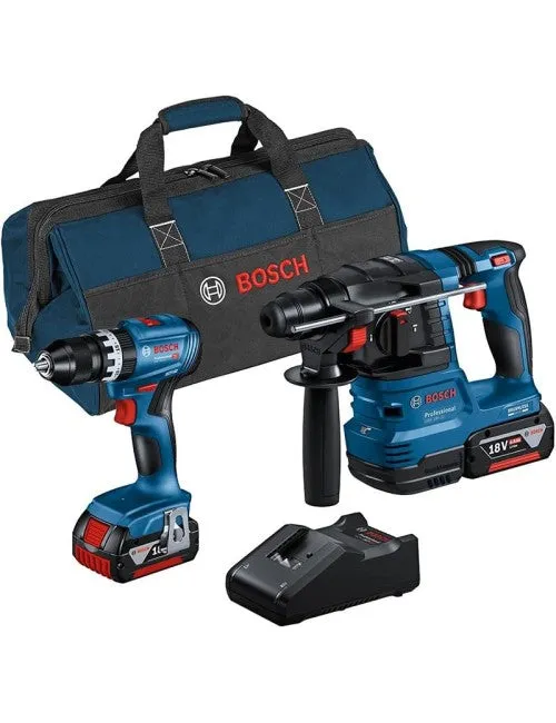 Kit Bosch Tornillador GSB 18V/45 y Martillo GBH 18V/22