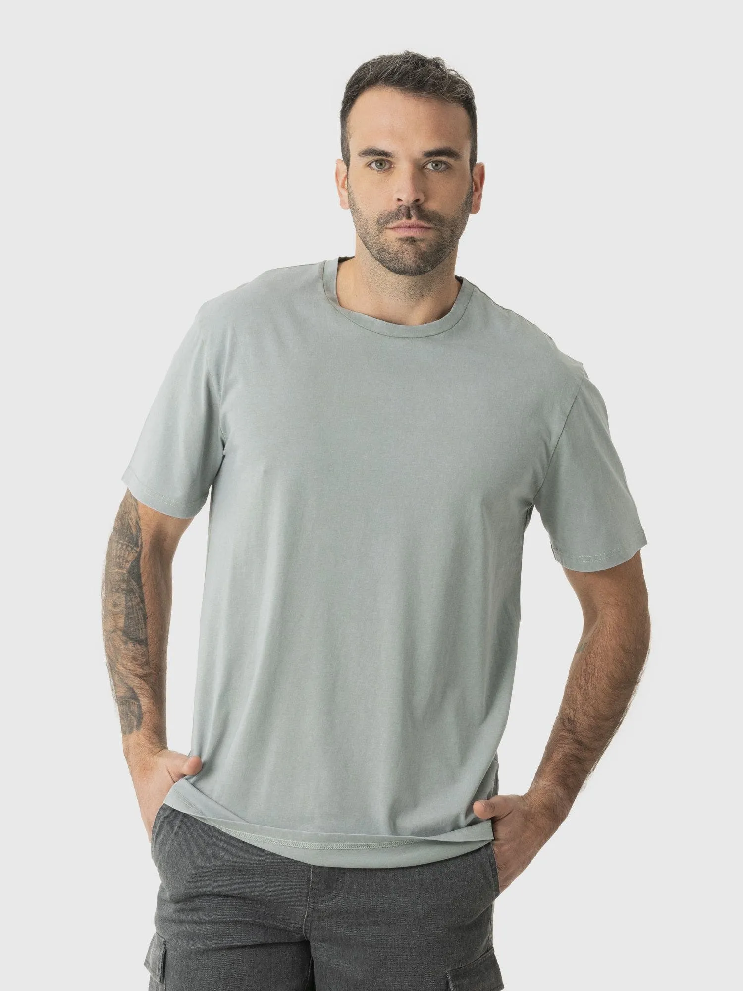 KIVUL Polera Kivul Essential Hombre Verde