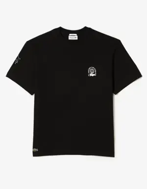 Lacoste Camiseta de hombre relaxed fit en tejido de punto de algodón ecológico