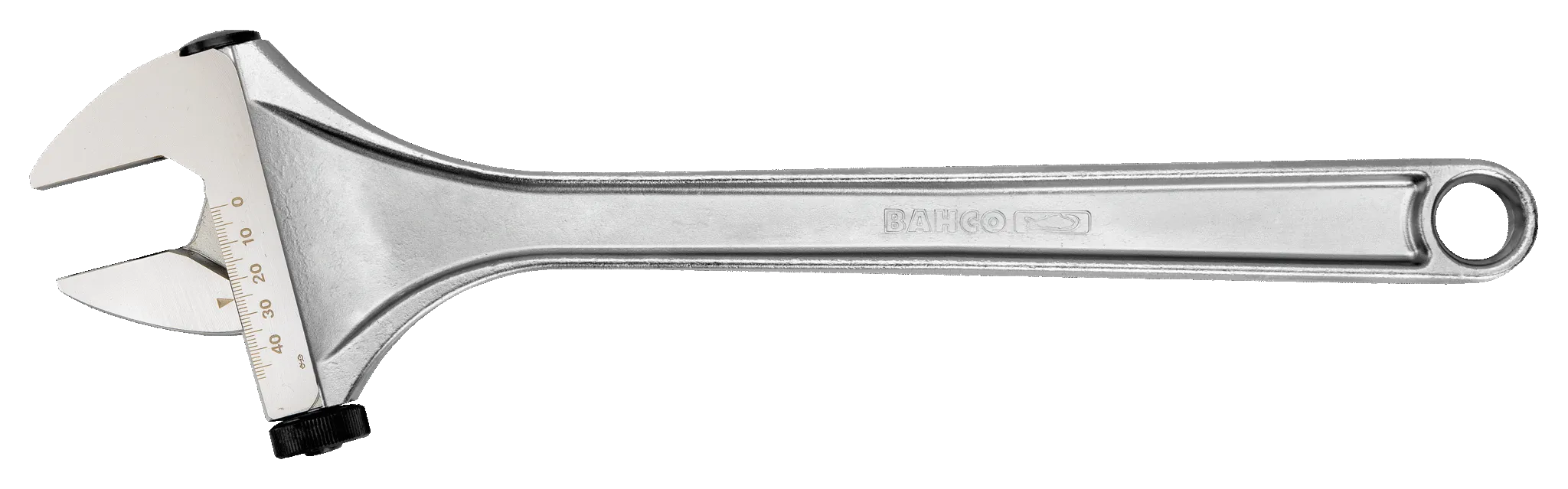Llave Inglesa Bahco con Moleta Lateral y Acabado Cromado