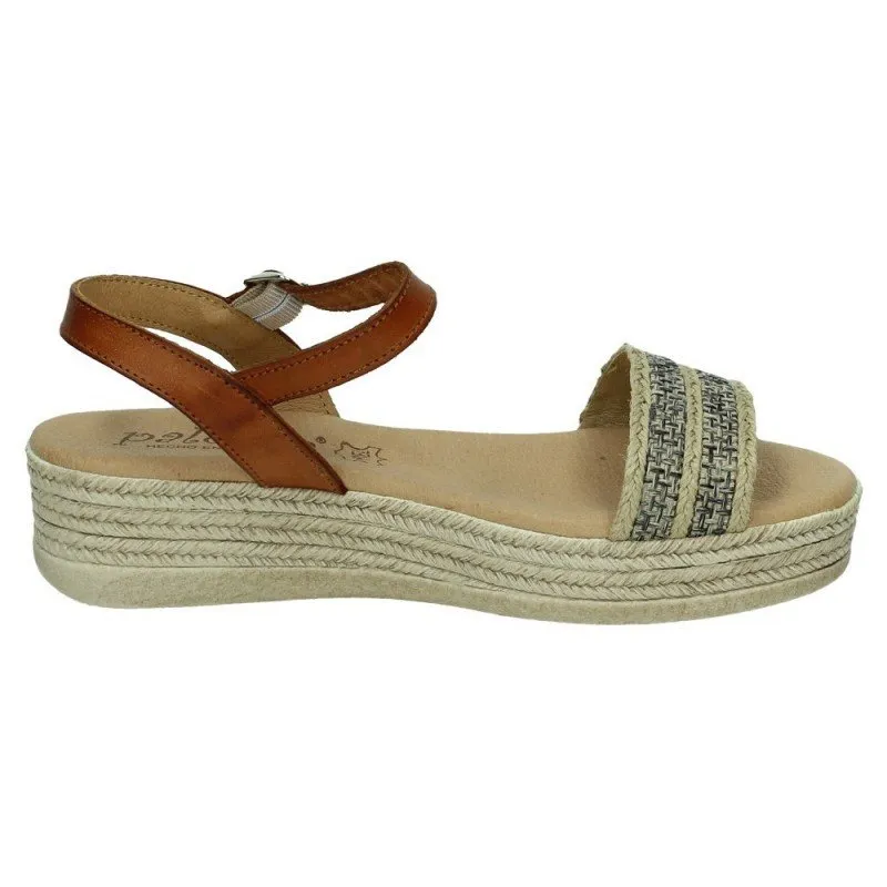 M-109 SANDALIAS DE PIEL color CUERO
