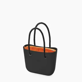 O bag negro y ámbar