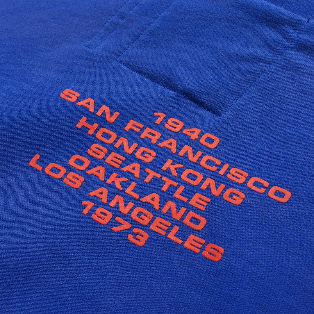 Origins Bleached Hoodie Bleached Blue