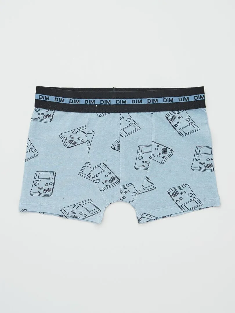 Pack de 3 boxers 'DIM' - AZUL