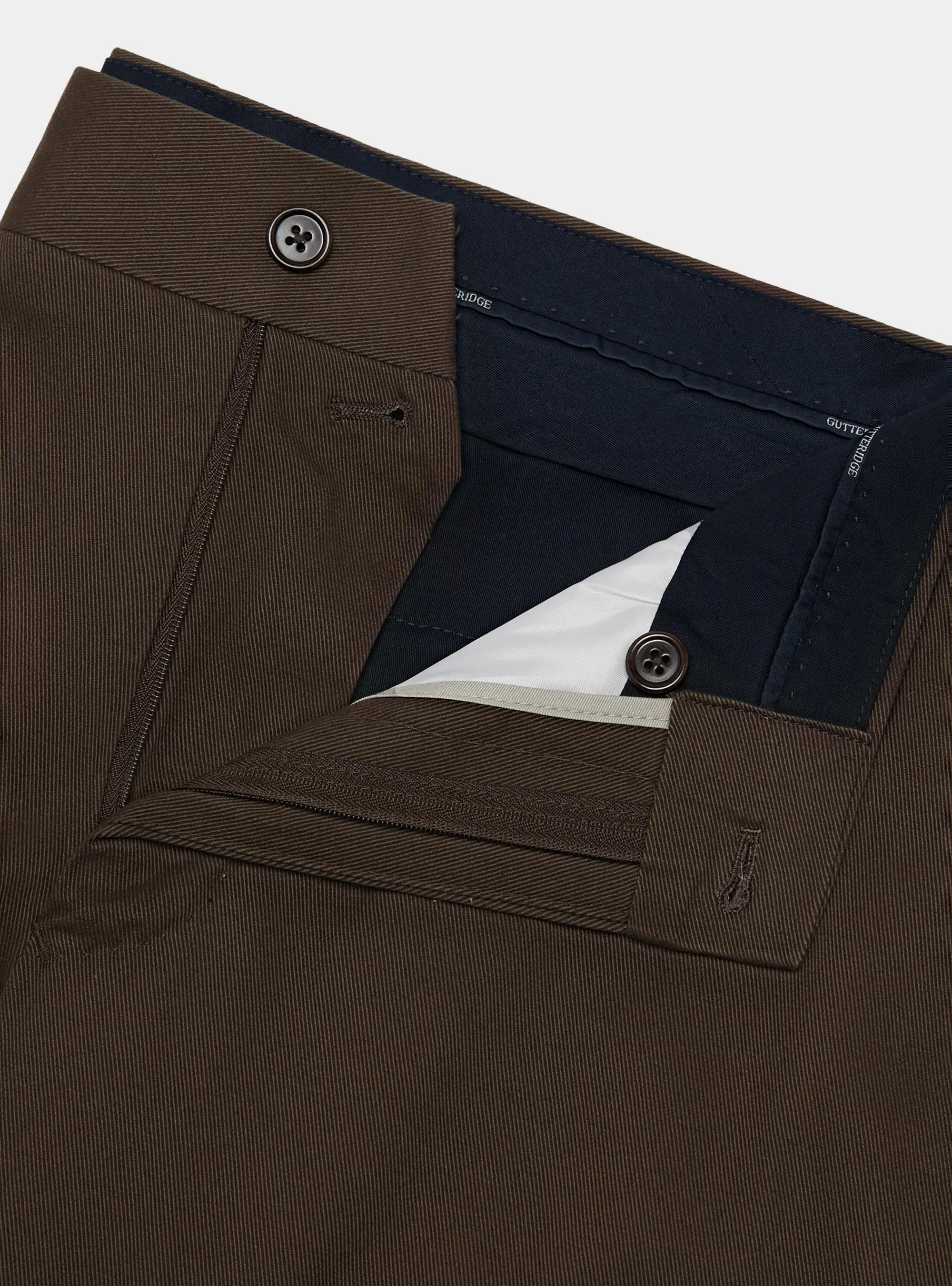 Pantalones de algodón esmerilado