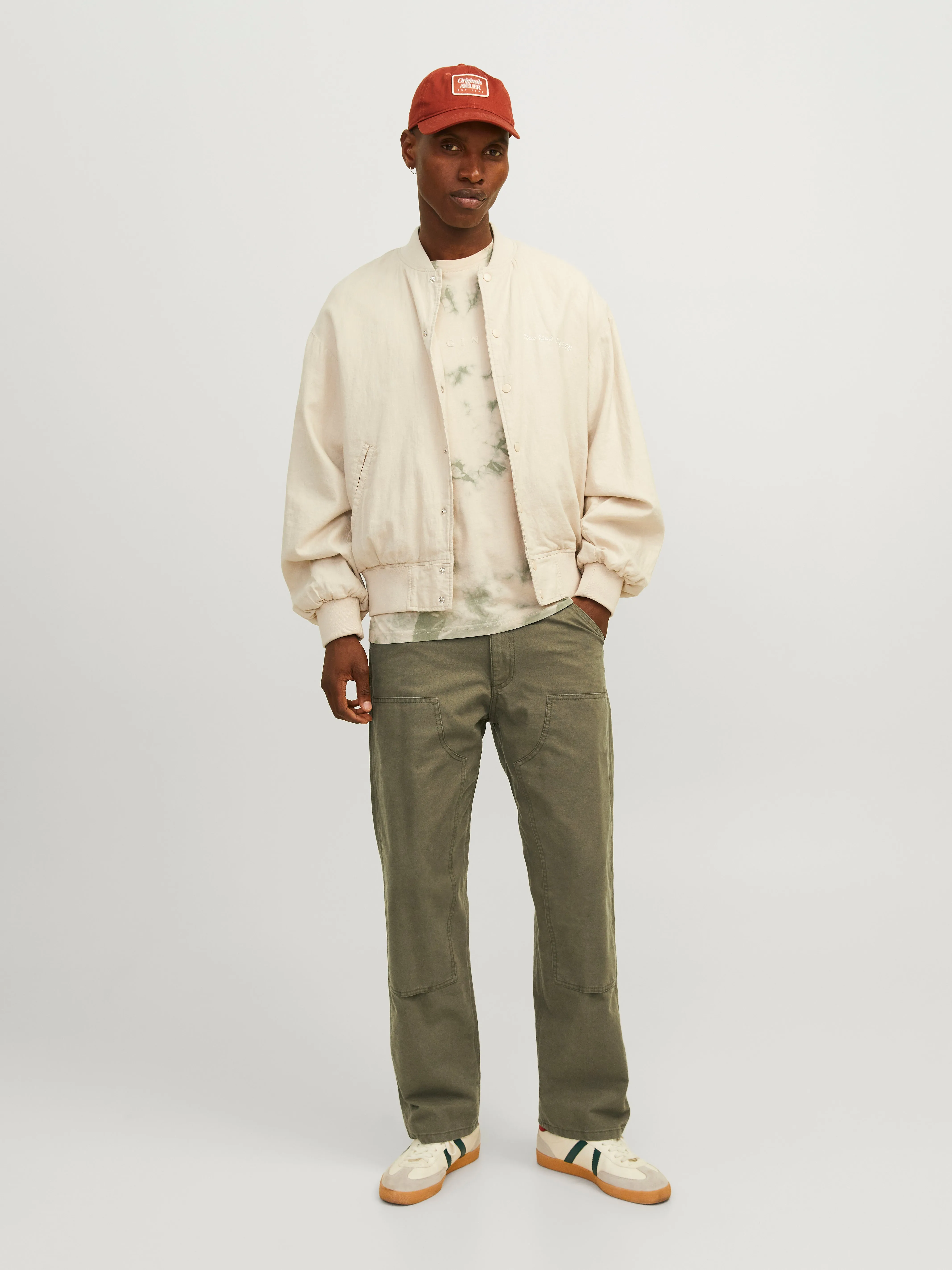 Pantalones worker Corte loose | Verde oscuro | Jack & Jones®
