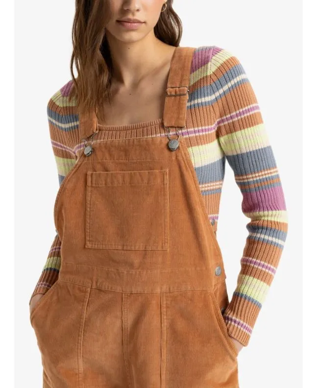 Peto de pana Roxy Trailblazer Overall Camel 