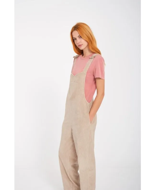 Peto de pana Volcom Stone Street Overall Light Khaki