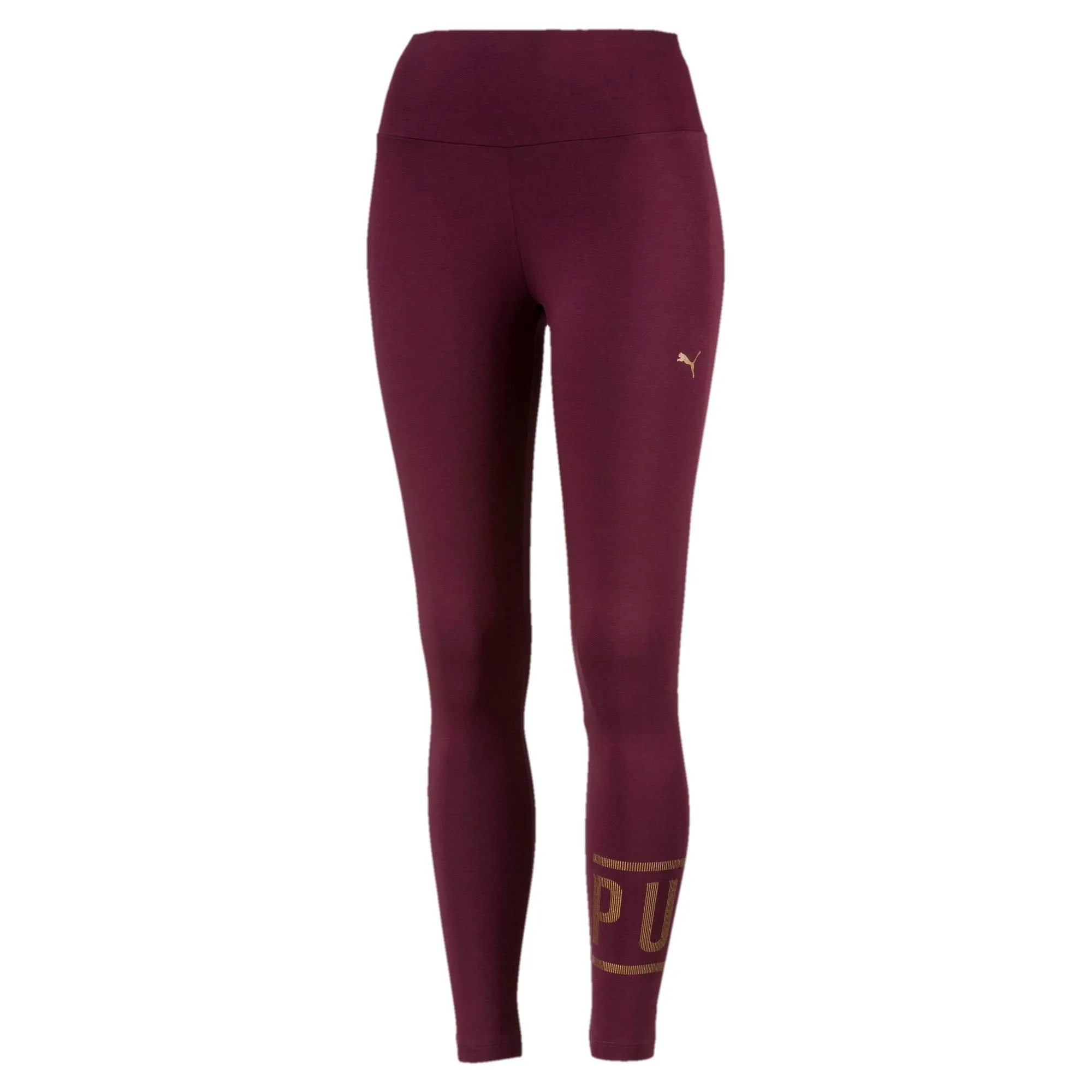 Puma Athletic Logo Leggings Wn´s (Fig/Bronzemedal)