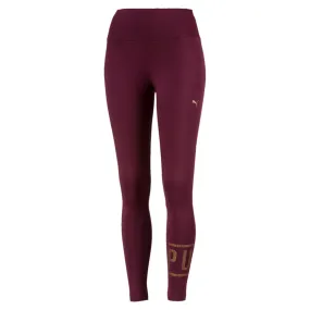 Puma Athletic Logo Leggings Wn´s (Fig/Bronzemedal)