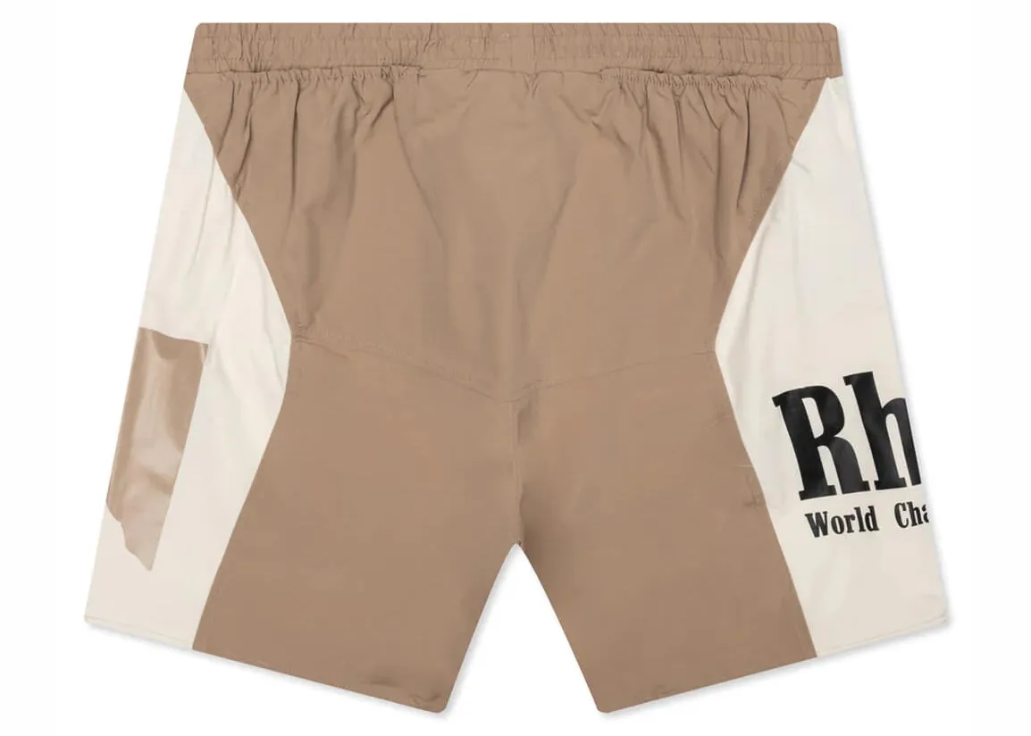 Rhude Senna Flight Shorts Tan/Cream