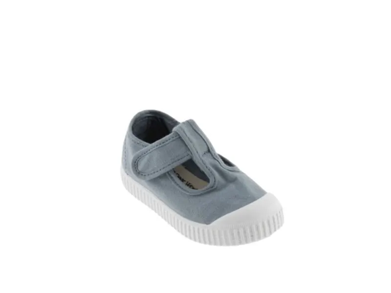 SANDALIA LONA DREC VICTORIA EN COLOR AZUL, HIELO, BLANCO O TRIGO