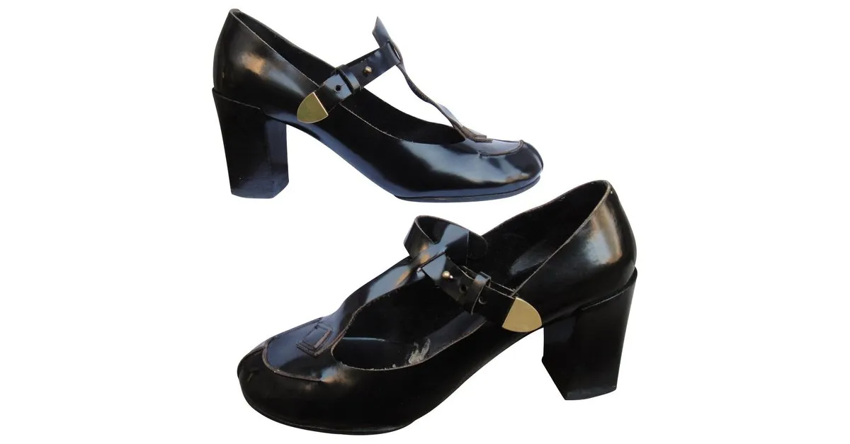 Sandalias salome chloé Negro 