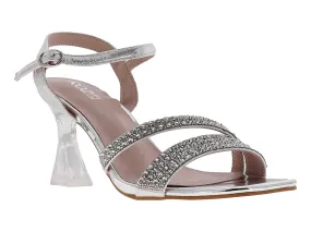 Tacones Roze 22i520 Plata Para Mujer