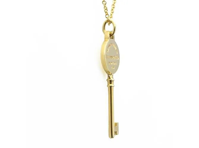 Tiffany & Co Collar de llave redondo Return to Tiffany Dorado 