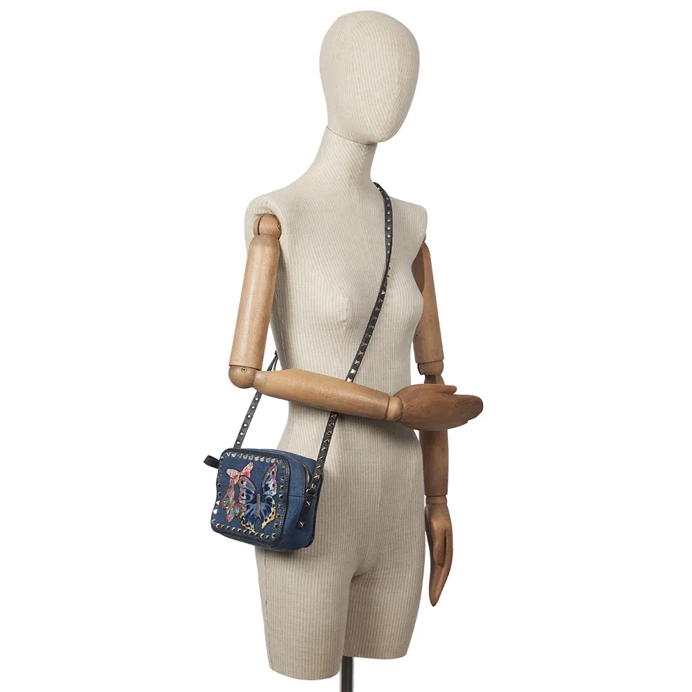 Valentino Bandolera Rockstud Mariposas