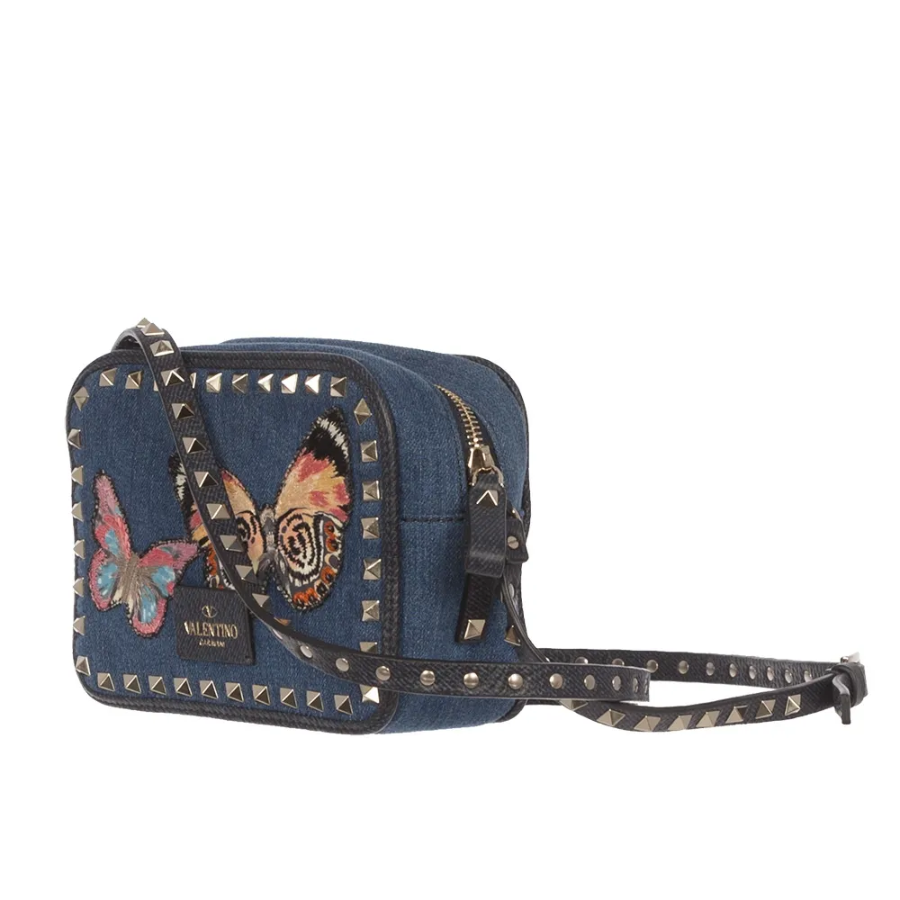 Valentino Bandolera Rockstud Mariposas