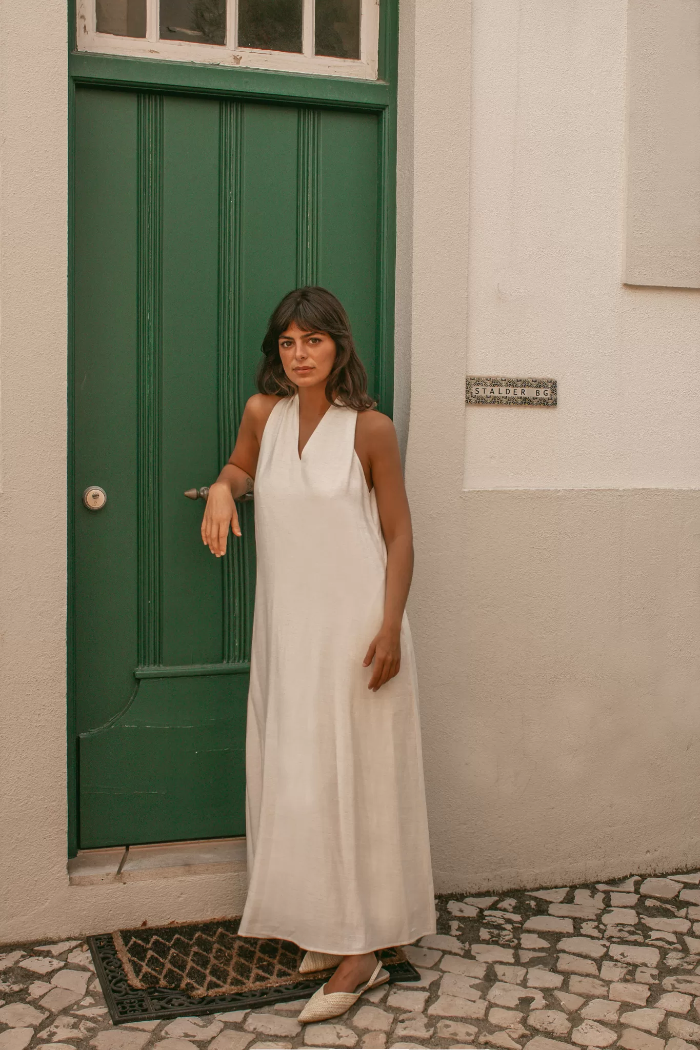 VESTIDO LARGO BLANCO DANNA