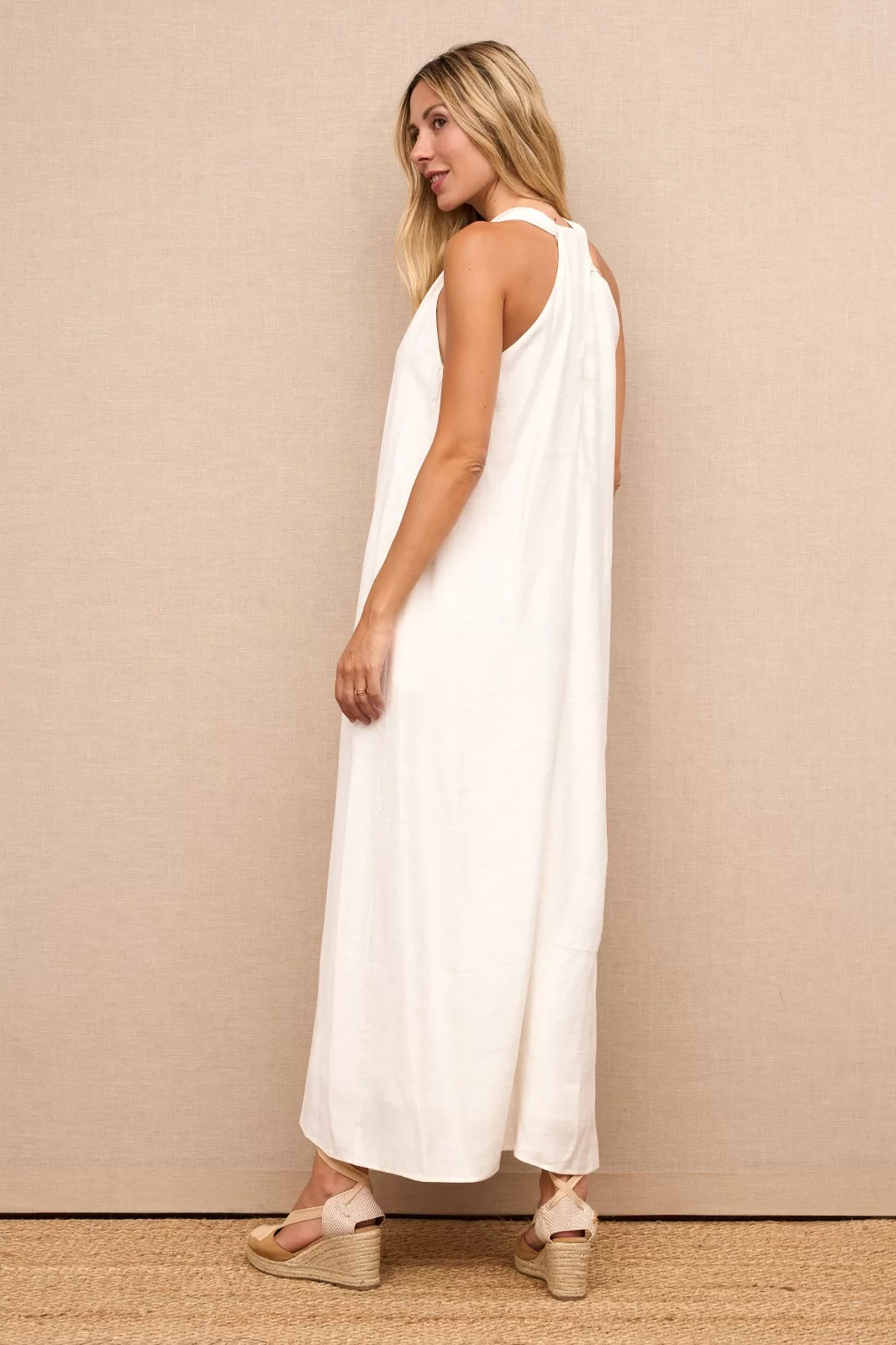 VESTIDO LARGO BLANCO DANNA