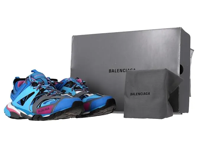 Zapatillas Track Balenciaga en poliuretano azul Azul claro 