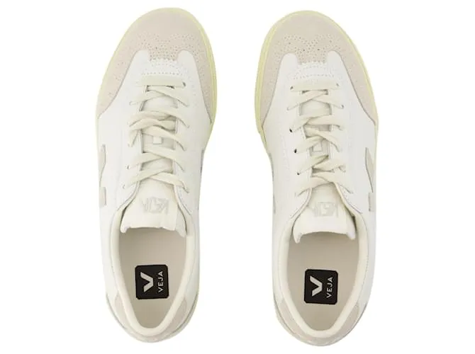 Zapatillas Volley - Veja - Cuero - Blanco Natural 